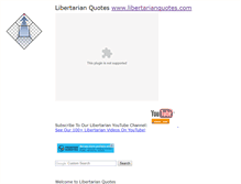 Tablet Screenshot of libertarianquotes.com